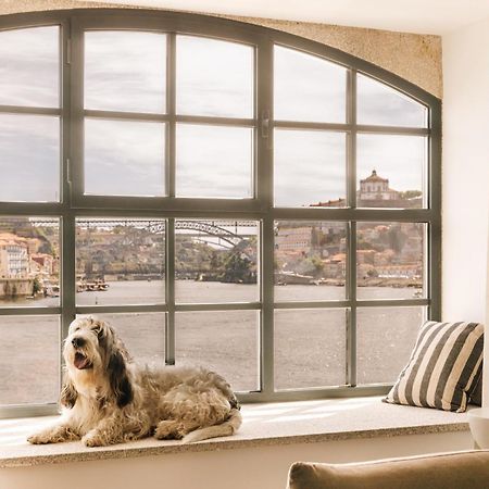 The Rebello Hotel & Spa - Small Luxury Hotels Of The World Vila Nova de Gaia Kültér fotó A window with a dog