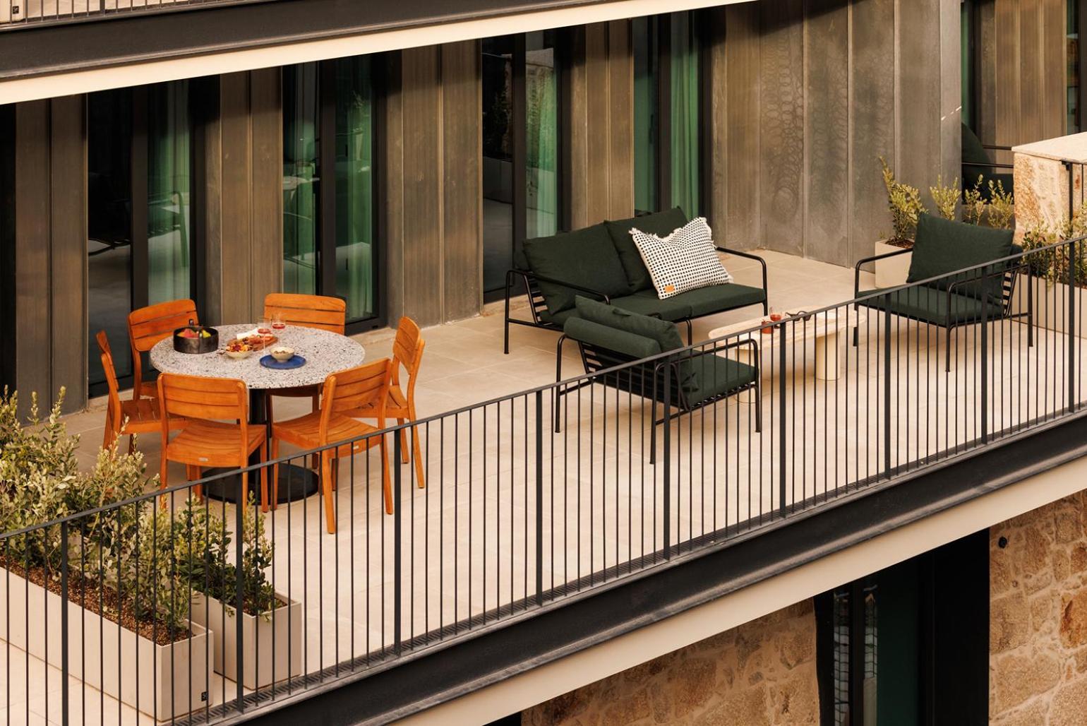 The Rebello Hotel & Spa - Small Luxury Hotels Of The World Vila Nova de Gaia Kültér fotó A balcony